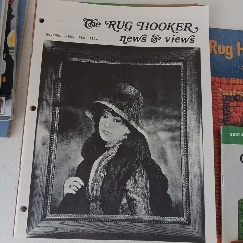 Rug Hooker 6 Book Bundle, Rug Hooking Vintage Magazines