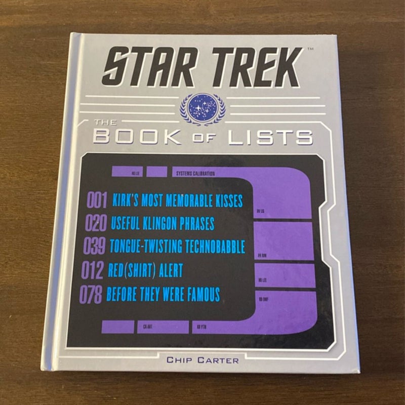 Star Trek: the Book of Lists