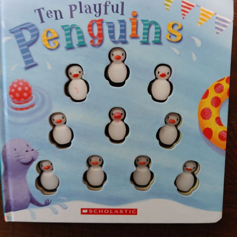 Ten Playful Penguins