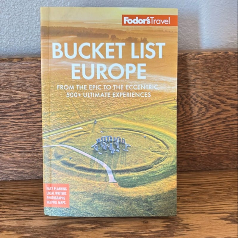 Fodor's Bucket List Europe