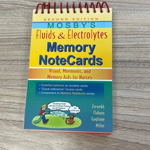 Mosby's Fluids and Electrolytes Memory NoteCards