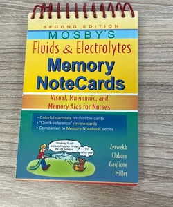 Mosby's Fluids and Electrolytes Memory NoteCards