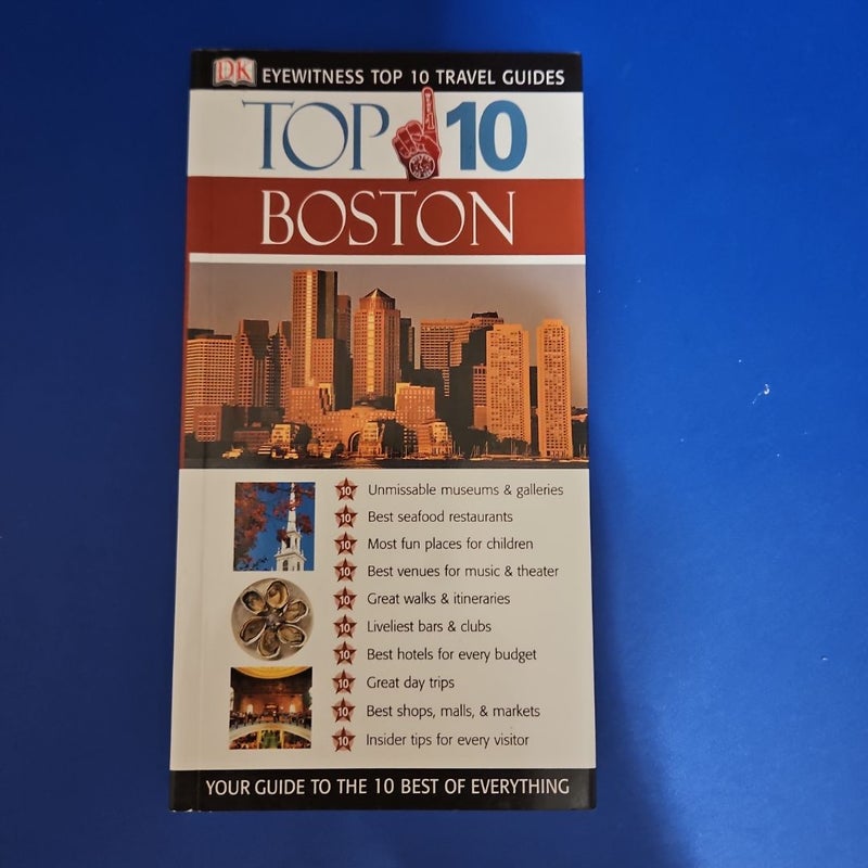 DM Eyewitness Top 10 Travel Guide BOSTON