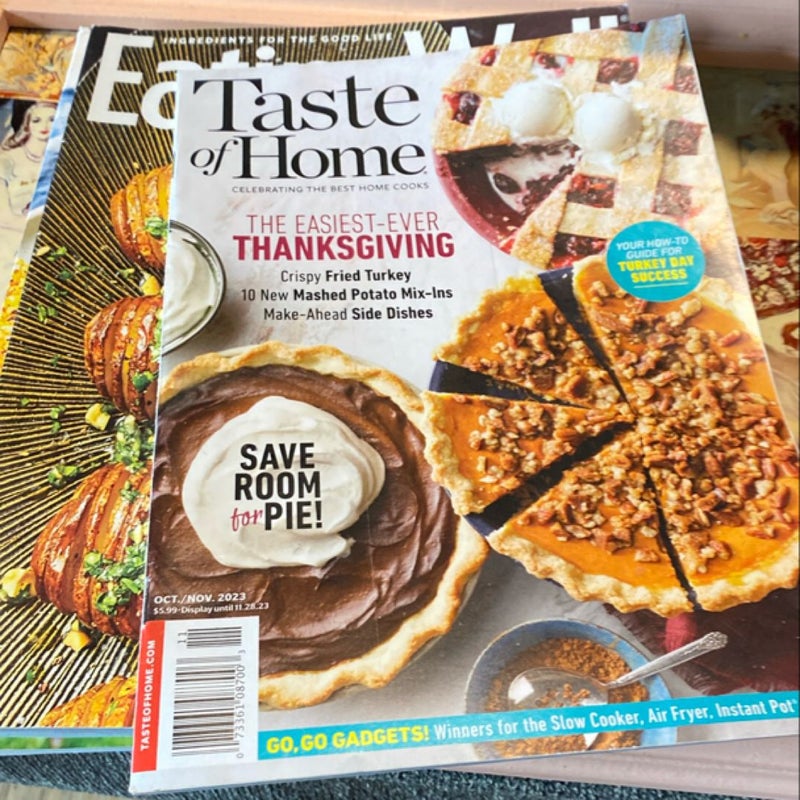 8 Food Magazines Bundle Back issues. 2013-2023