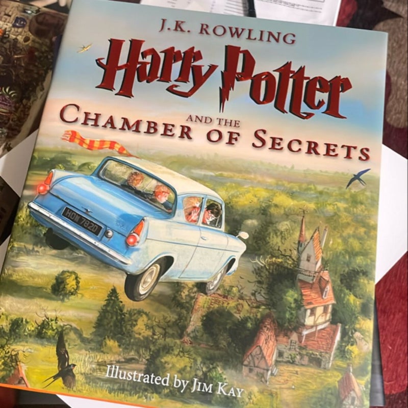 Harry Potter Illustrated books 1-5