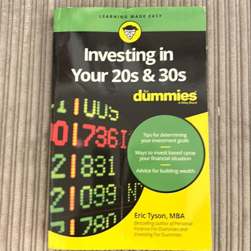 Investing in Your 20s and 30s for Dummies