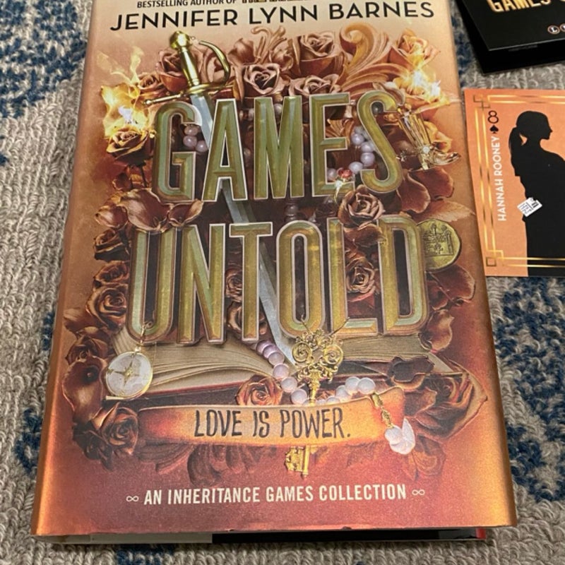 Signed - Games Untold from The Inheritance Games Series