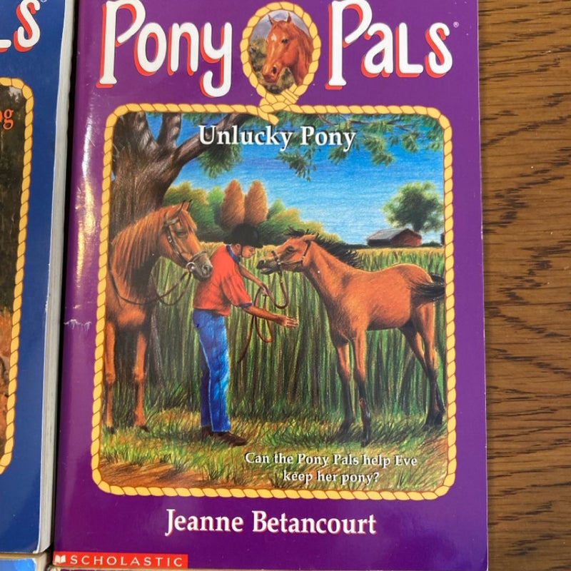 Pony Pals Series #20,21,23,24,27,32 