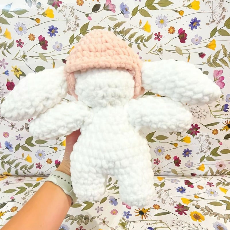 Crochet Bunny in Bucket Hat