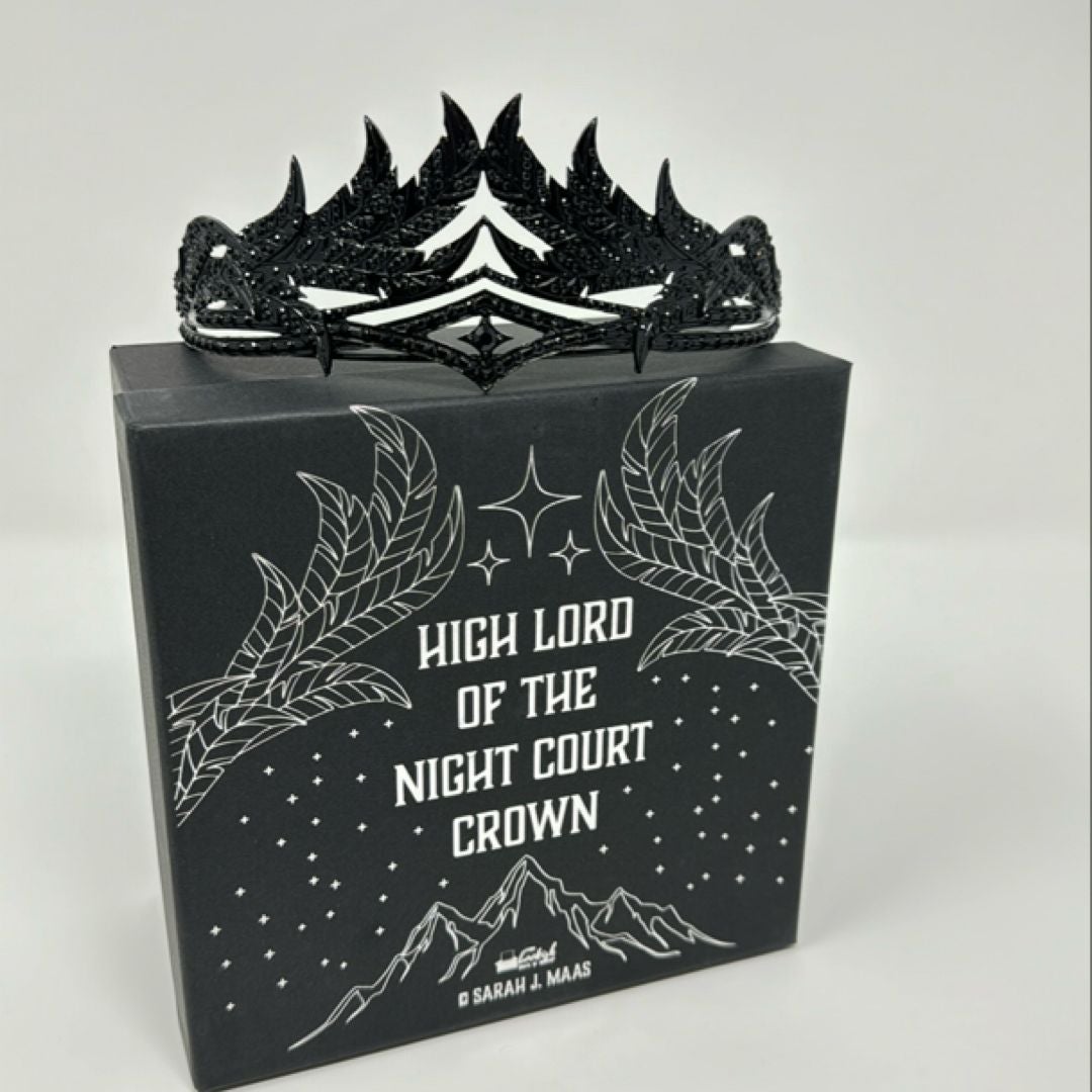 High Lady of the Night Court Crown by online Bookish Box