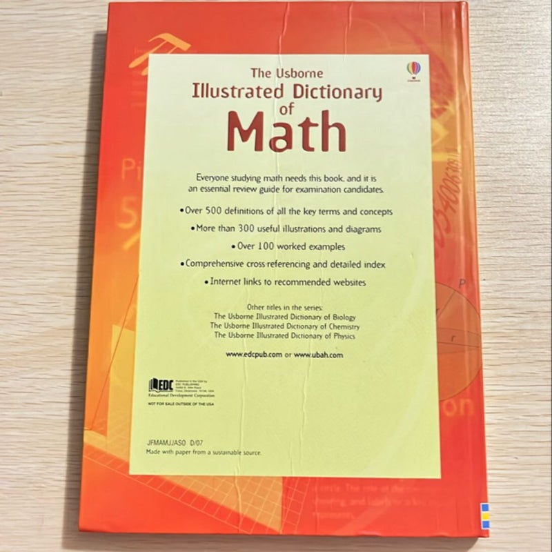 The Usborne Illustrated Dictionary of Math