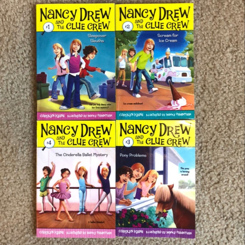 ‼️Nancy Drew and the Clue Crew - Books 1-4