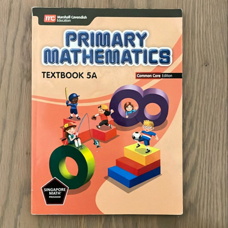 Singapore Math 5A Primary Mathematics textbook 