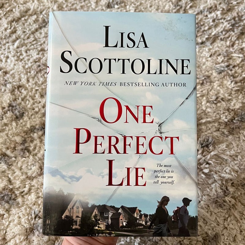 One Perfect Lie Lisa Scottoline Hardback with dust cover
