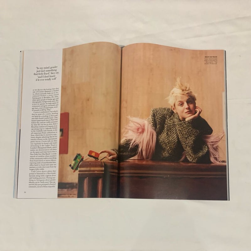 Vogue Emma Corrin “Rebel, Rebel On Standing Up & Standing Out”Issue August 2022 Magazine