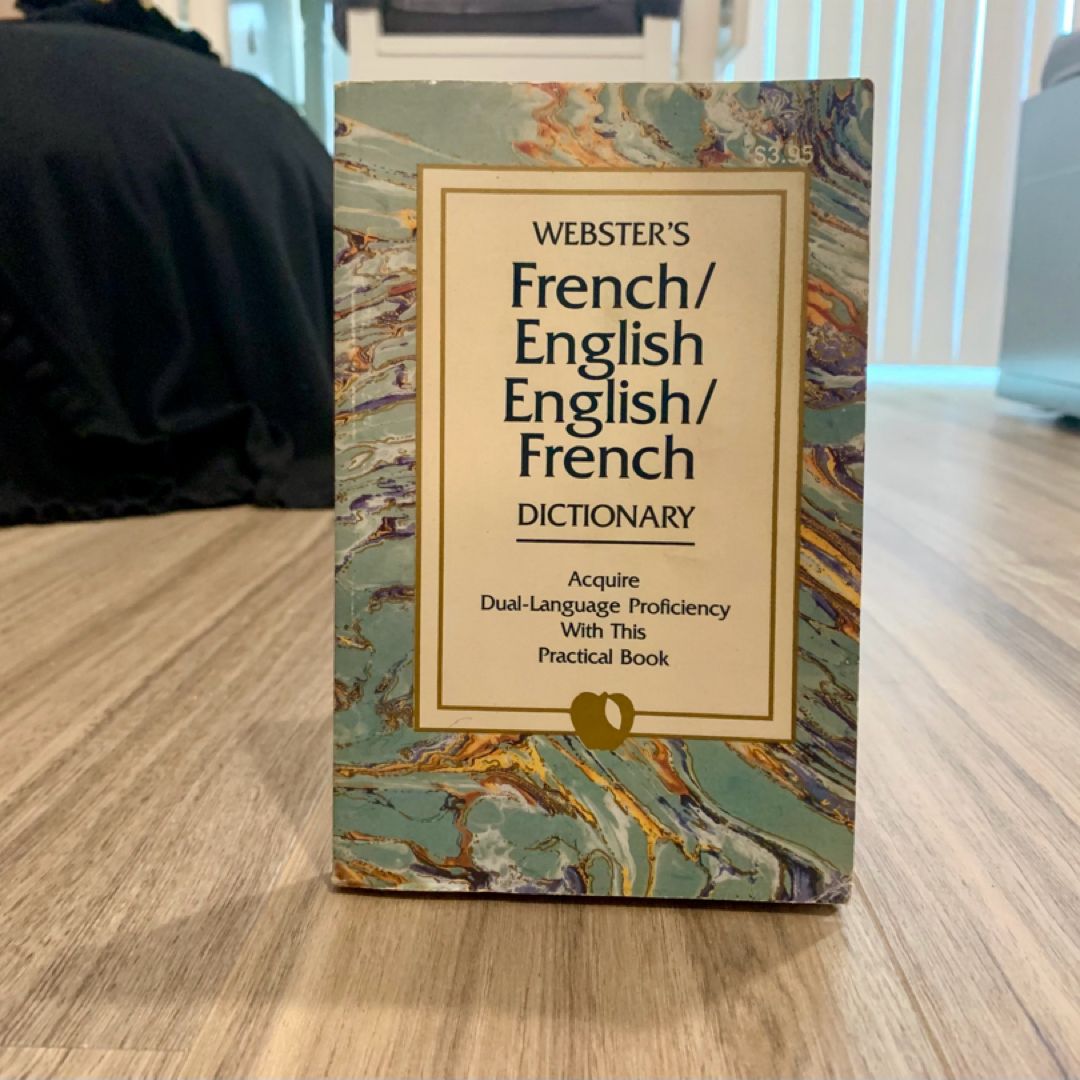 Webster's French/English English/French Dictionary 