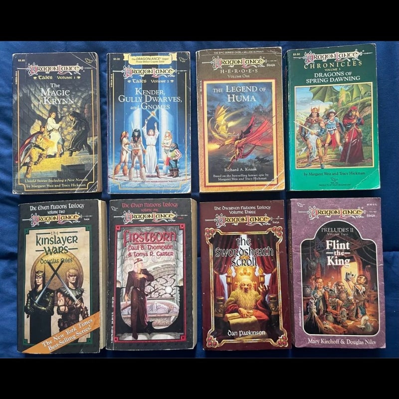 DragonLance lot of 8 books