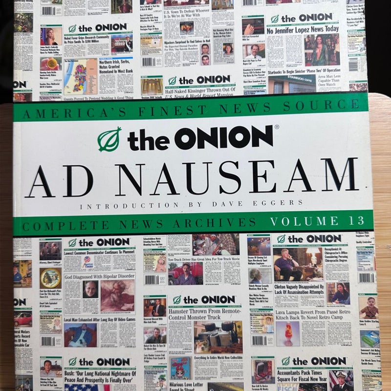 The Onion Ad Nauseam