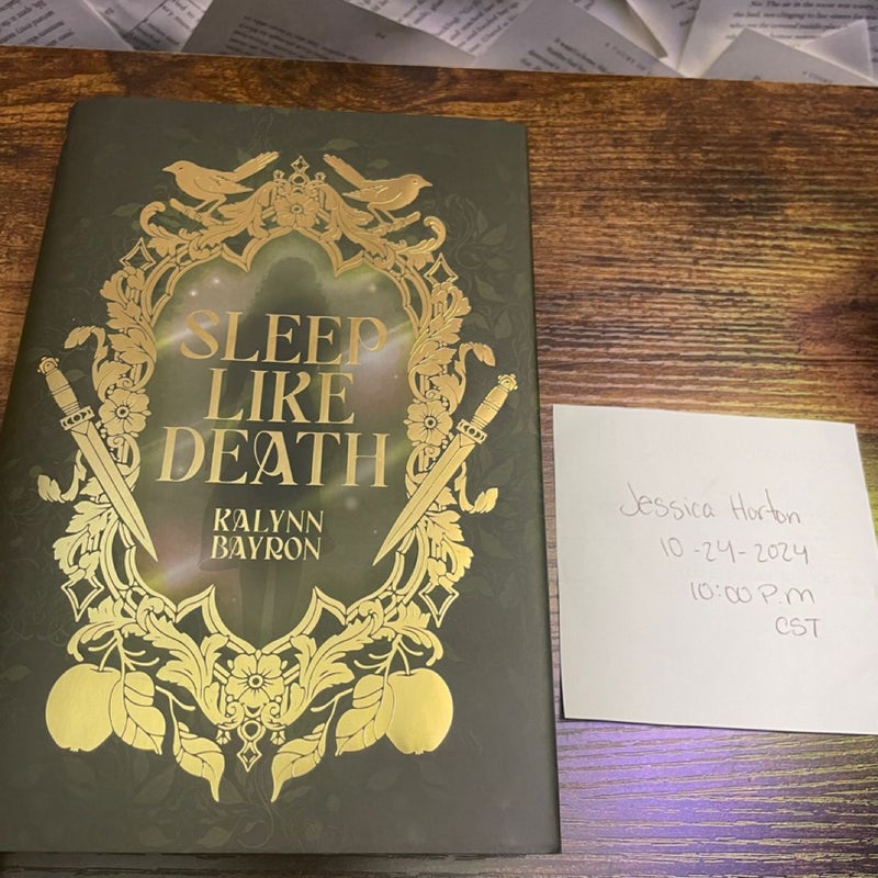 Sleep Like Death (OwlCrate YA August Book)