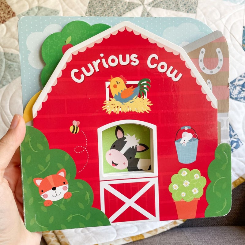 Curious Cow Layered Board Book