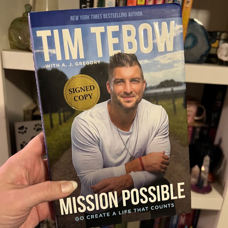 Mission Possible : Tim Tebow *SIGNED-FIRST EDITION*