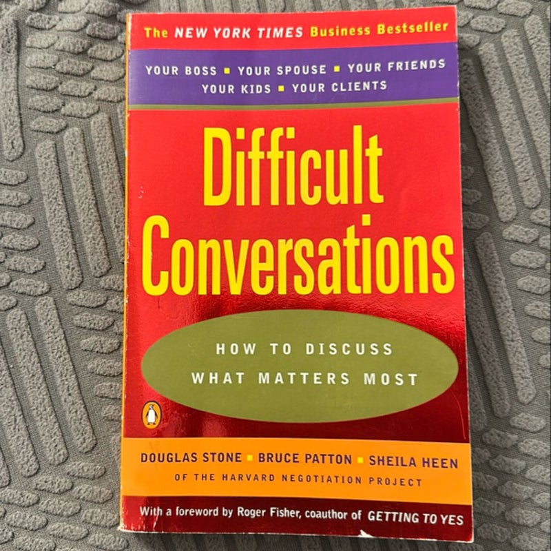 Difficult Conversations