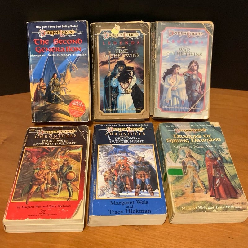 DragonLance Lot, 15 Books: Low Condition Reading Copies, PLEASE READ DESCRIPTION 