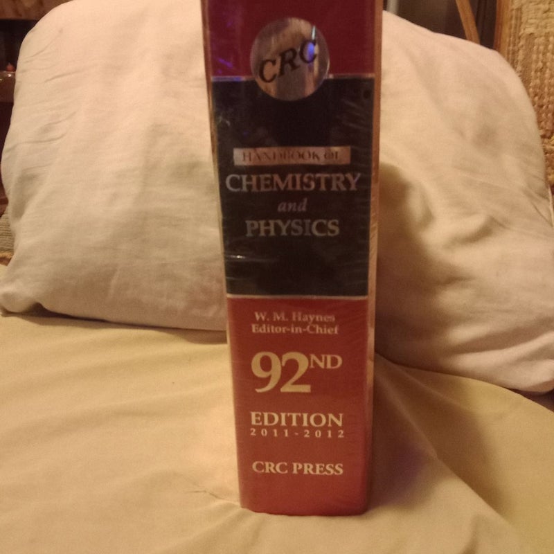 CRC handbook of chemistry and physics. 92nd edition