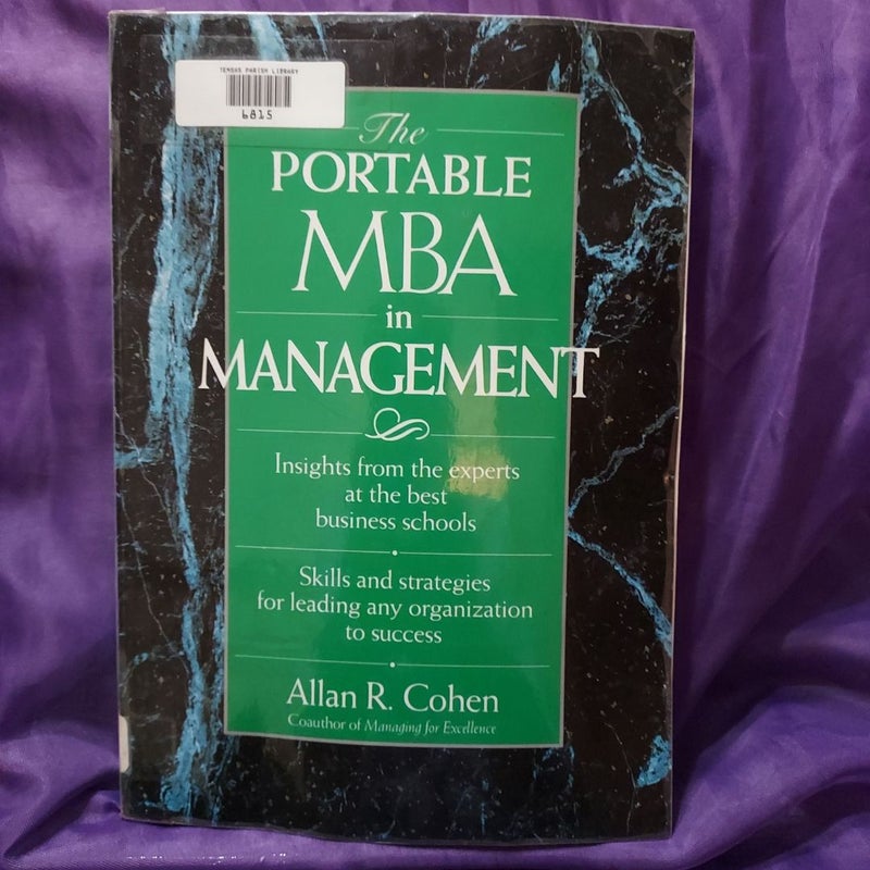 The Portable MBA in Management