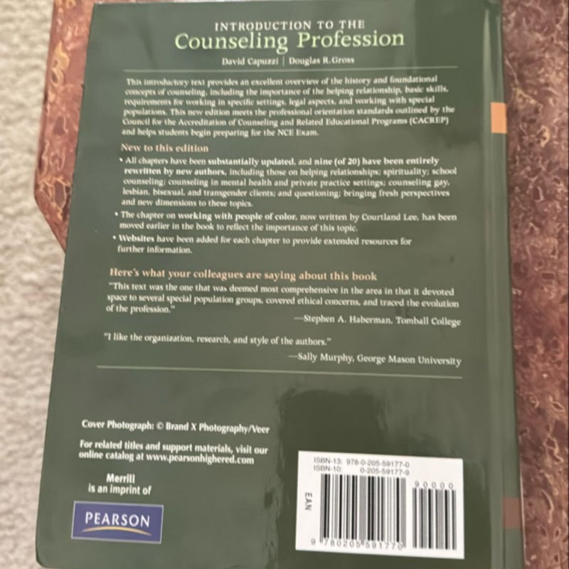 Introduction to the Counseling Profession