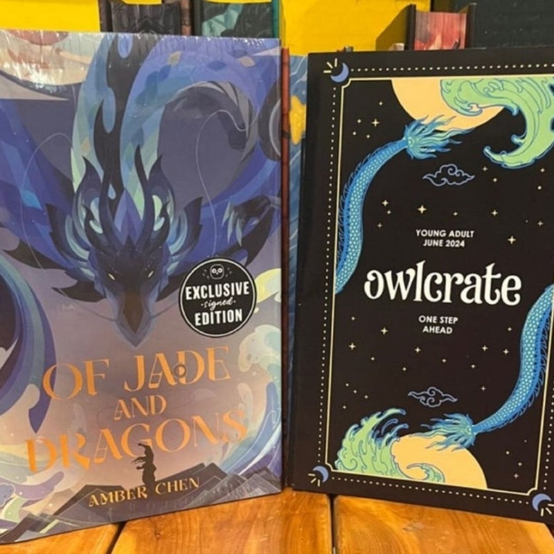 Of jade and dragon owlcrate unopened signed.