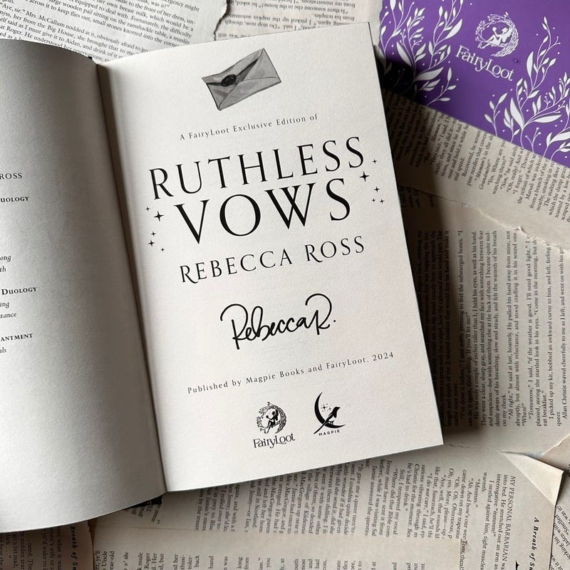 Ruthless Vows Fairyloot