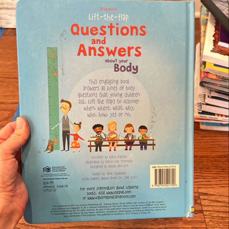 Lift the Flap Questions and Answers about your Body