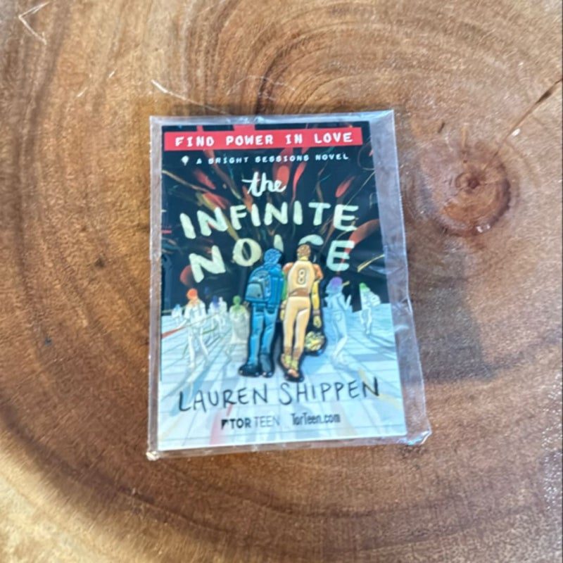 The Infinite Noise by Lauren Shippen enamel pin (promotional item)