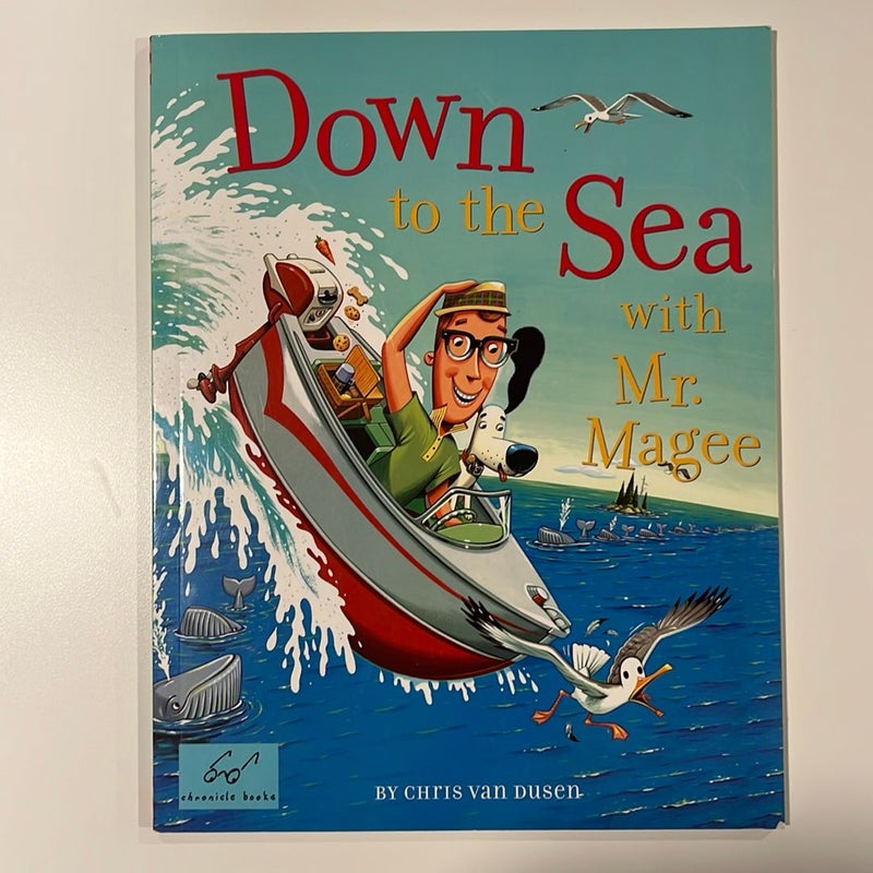 Mr. Magee bundle: A Camping Spree with Mr. Magee (hardcover) and Down to the Sea with Mr. Magee (paperback)