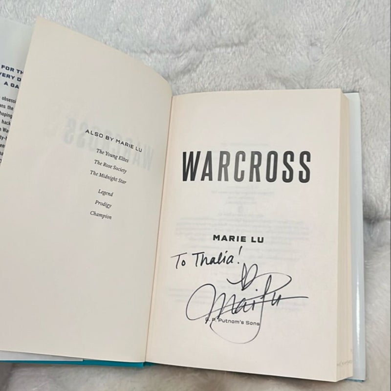 Warcross***SIGNED***