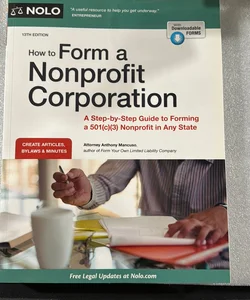 How to Form a Nonprofit Corporation (National Edition)