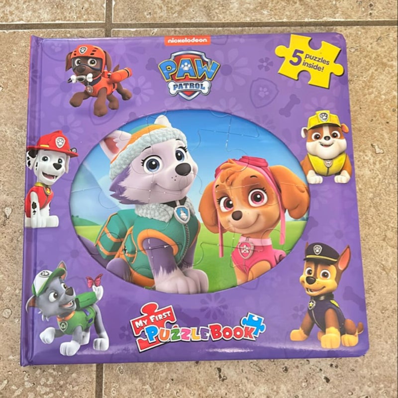 Nick Paw Patrol Girls My First Puzzle Book