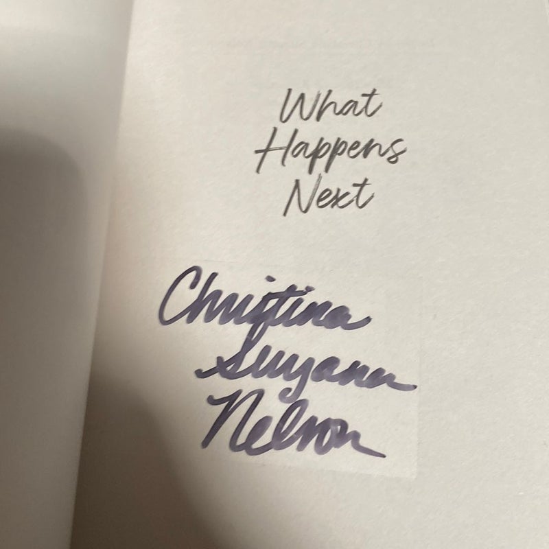 What Happens Next-SIGNED BOOKPLATE