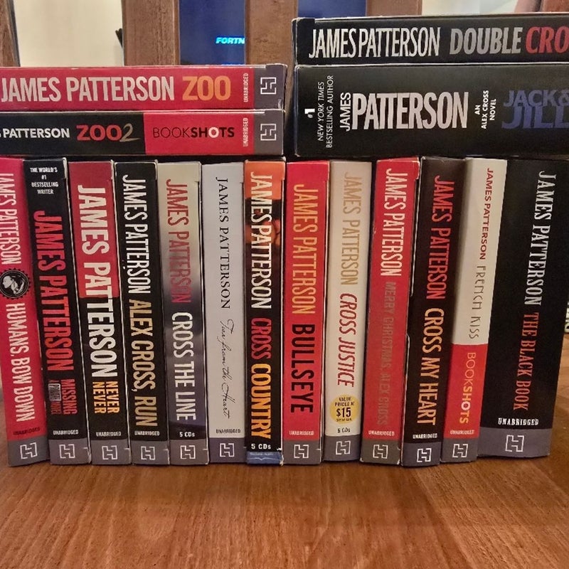 James Patterson Audiobook CD Lot of 18