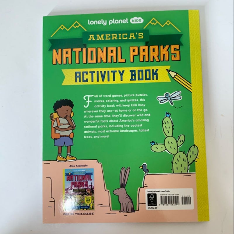 Lonely Planet Kids America's National Parks Activity Book