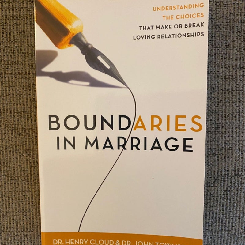 Boundaries in Marriage