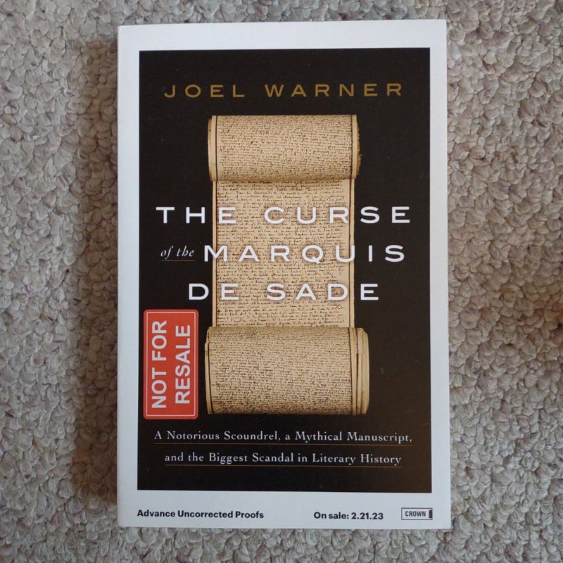 The Curse of the Marquis de Sade (ARC)