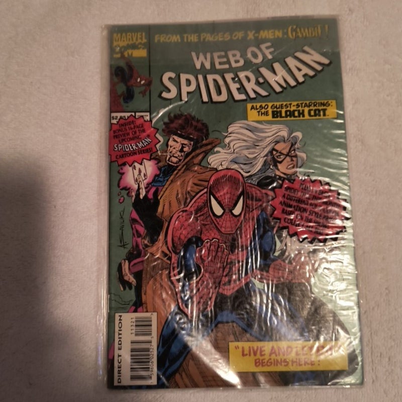 2 Web of Spiderman comics