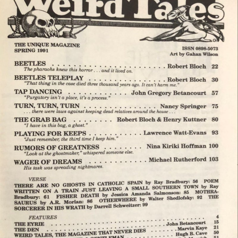 Weird Tales Spring 1991 Number 300