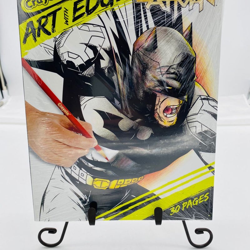 Art with Edge Crayola, Batman Collection Adult Coloring Book