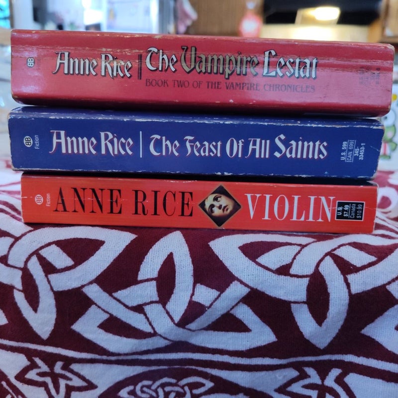 Anne Rice Book Bundle