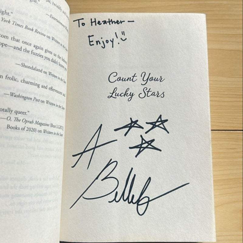 Count Your Lucky Stars -SIGNED AND ANNOTATED BY ALEXANDRIA