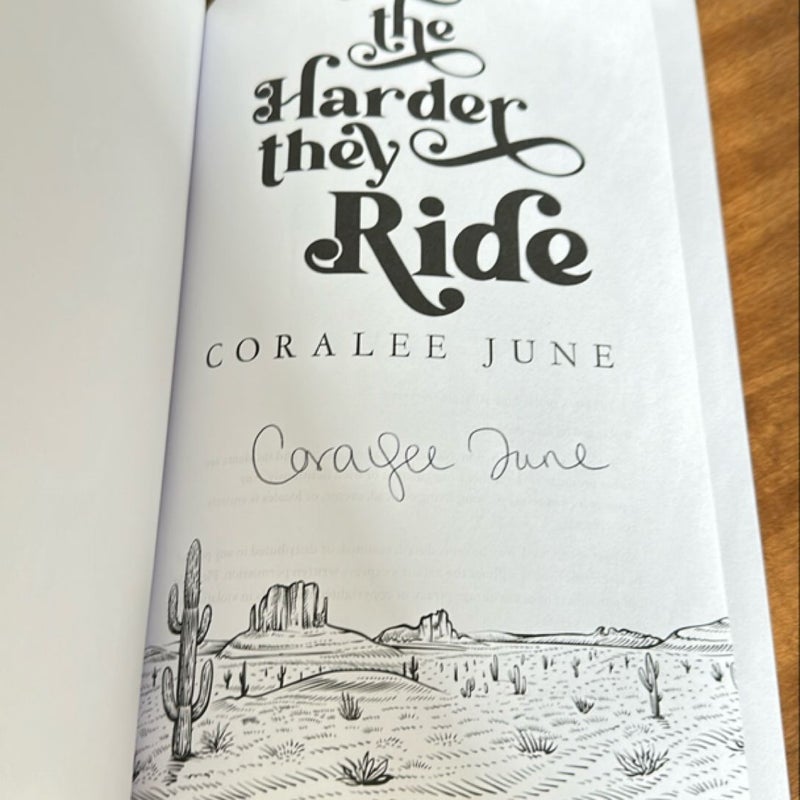 SIGNED Special edition of The Harder They Ride