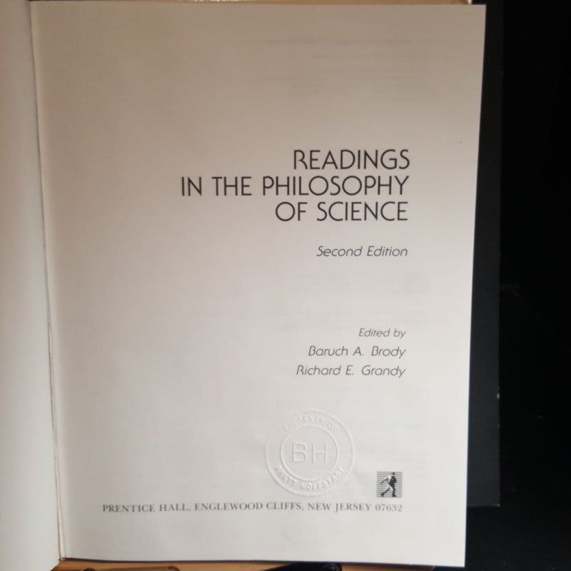 Readings in the Philosophy of Science